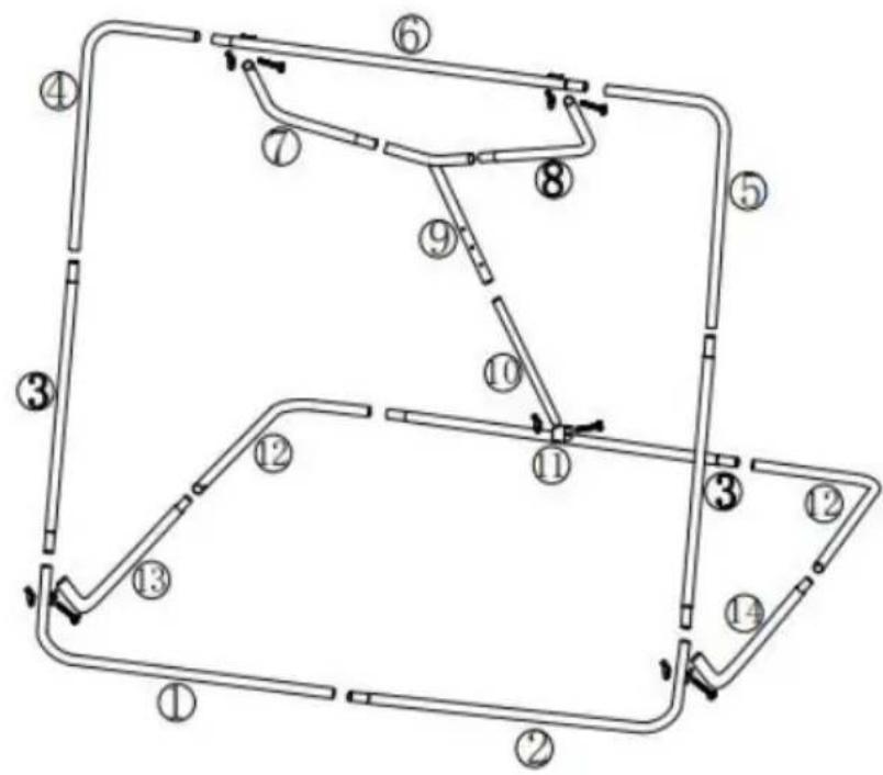 Vevor XH-4X4.5FT - ASSEMBLY STEPS - 19