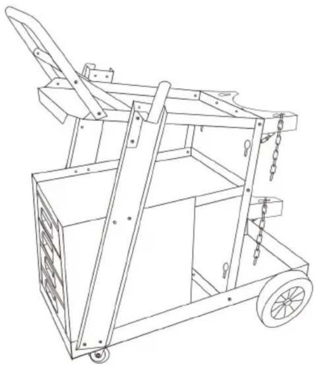 Vevor WT-78-A - WELDING CART - 1