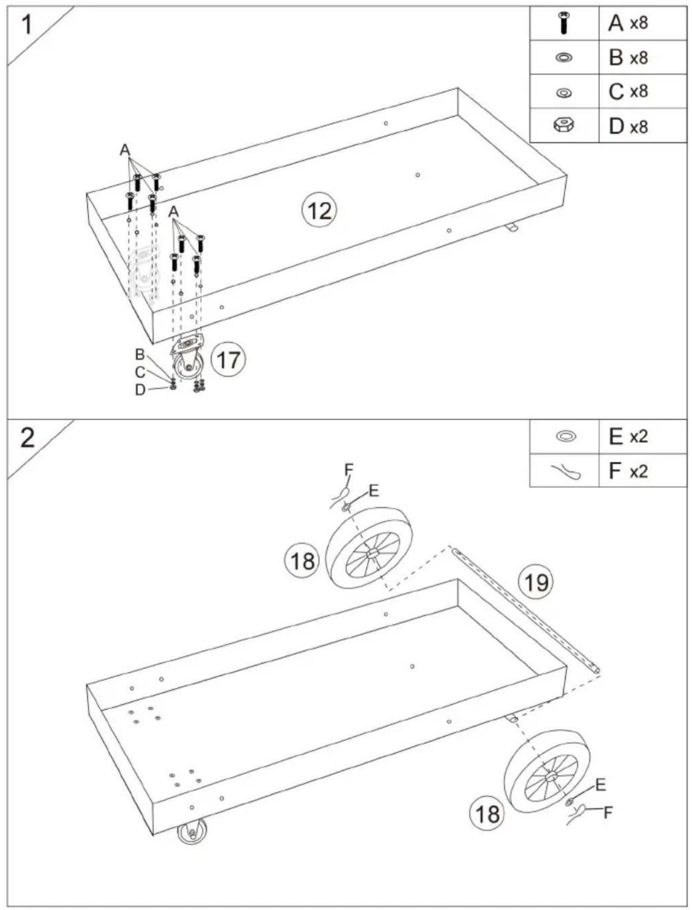 Vevor WT-78-A - ASSEMBLY STEPS - 1