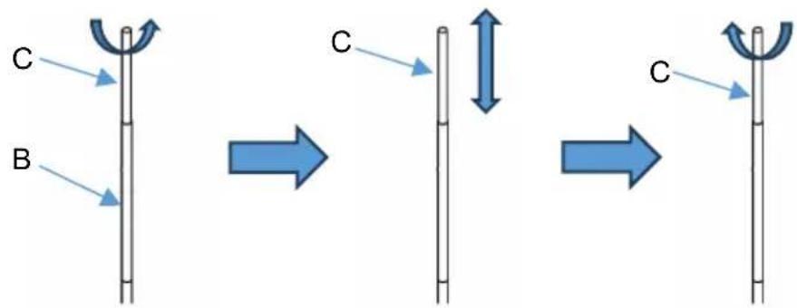 Vevor WK320018-1 - Height adjustment instructions - 1