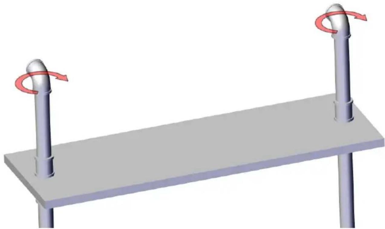 Vevor WPSR-XM006 - PIPE SHELVES ASSEMBLE - 7