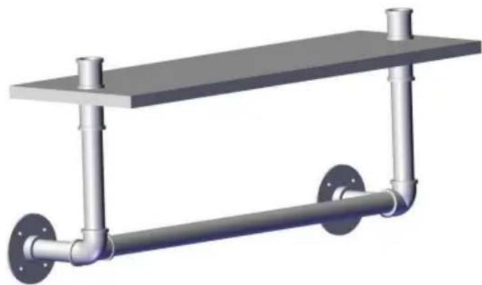 Vevor WPSR-XM006 - Rohrregale montieren - 6