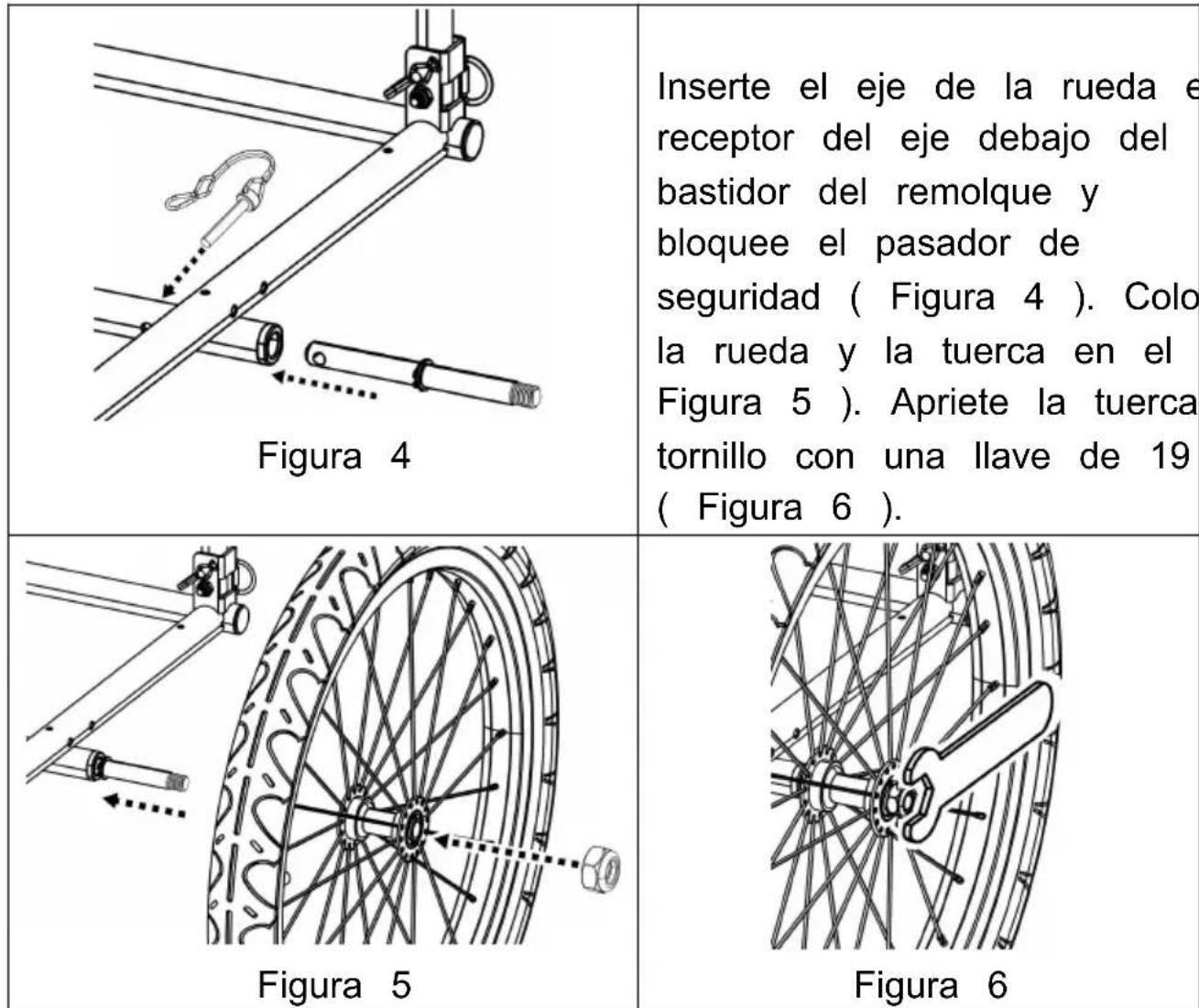 Vevor TS806 - Colocar las ruedas - 1