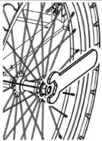 Vevor TS806 - Attaching the Wheels - 3