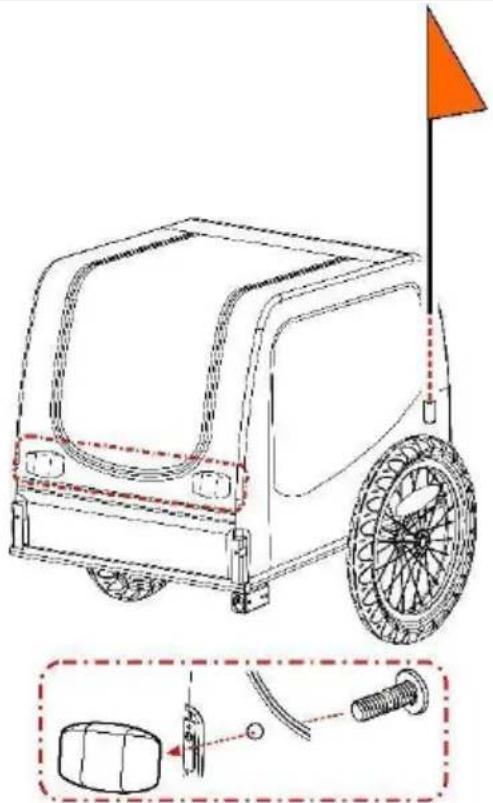Vevor TS806 - Attaccare la bandiera - 1