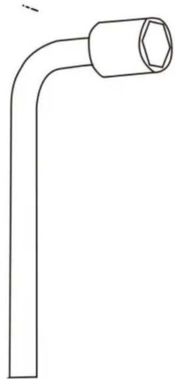 Vevor VV48 - Wrench Tubular Key Wrench Key - 3