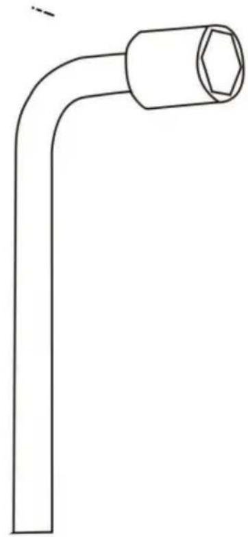 Vevor VV48 - Wrench Tubular Key Wrench Key - 3