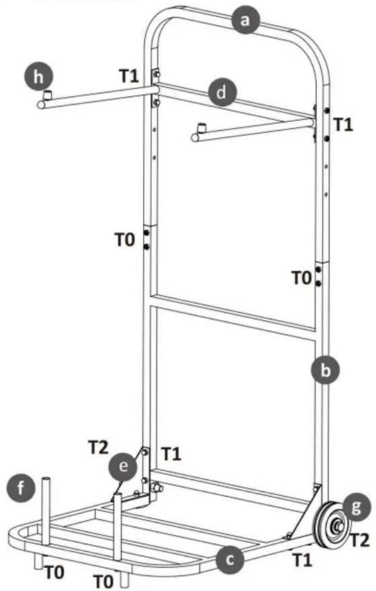 Vevor VV46 - Dessin éclaté - 1