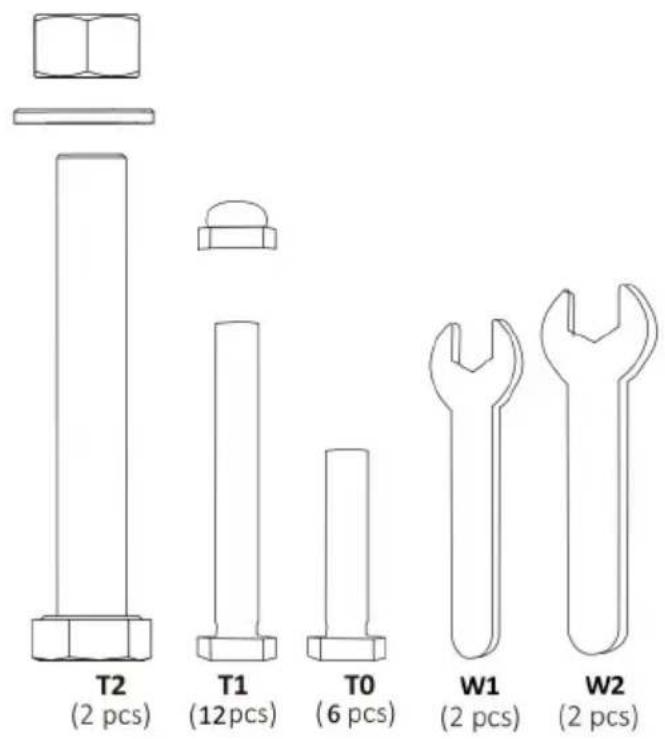 Vevor VV46 - Exploded Drawing - 2