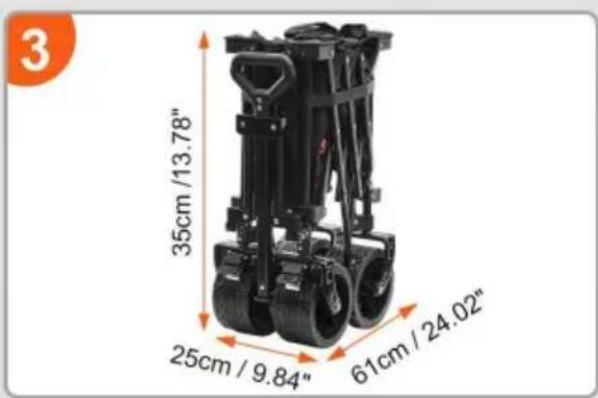 Vevor W9-1 - PORTABLE WAGON FOR OURDOOR USE - 4