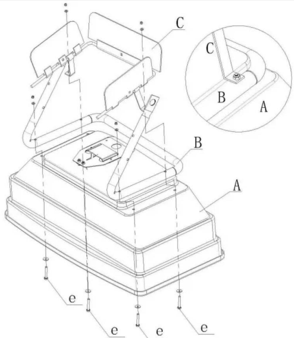Vevor TC2029A - ÉTAPE D'ASSEMBLAGE - 2