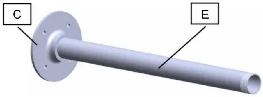 Vevor WPSR-XM015 - PIPE SHELVES ASSEMBLE - 1