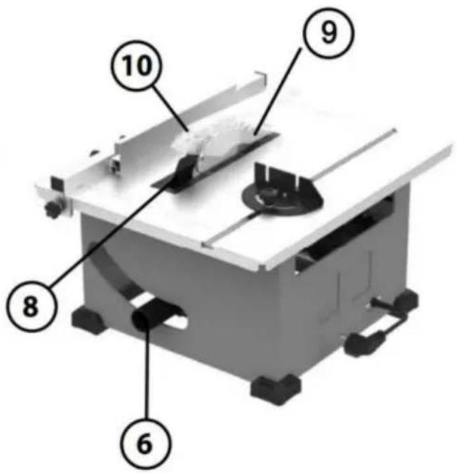 Vevor WTS210F - DÉCHIRURE EN BISEAUX - 4