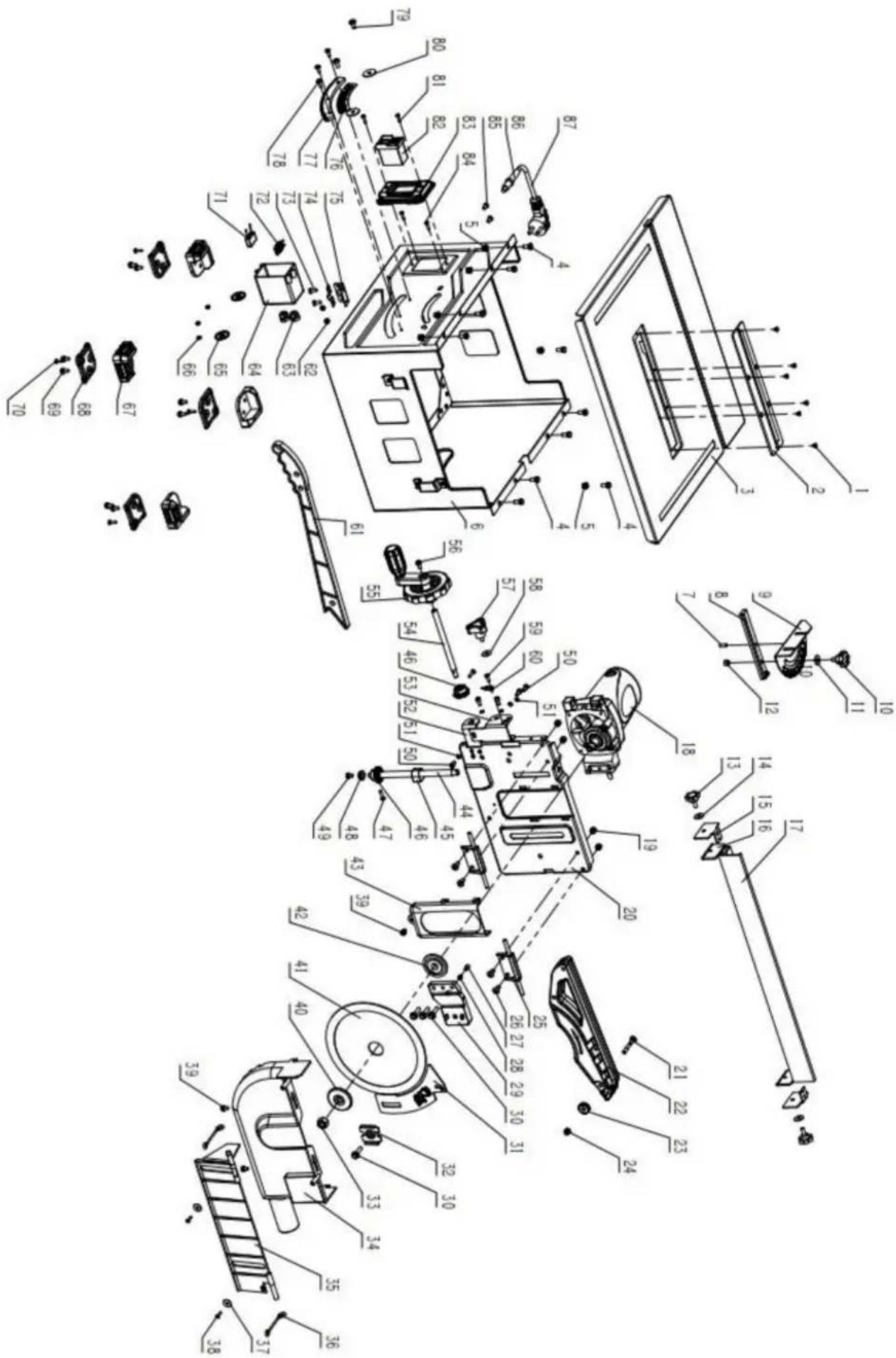Vevor WTS210F - TECHNISCHE GEGEVENS - 1