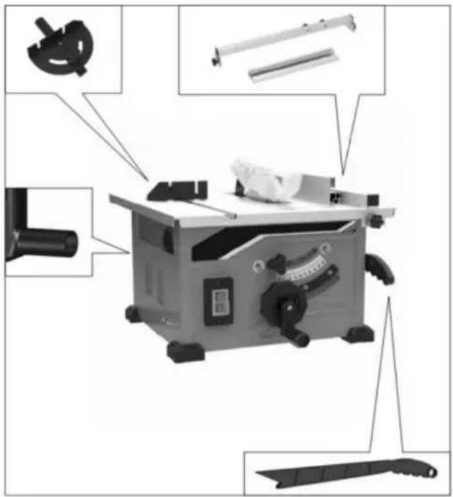 Vevor WTS210F - Auspacken und Inhalt prüfen - 8