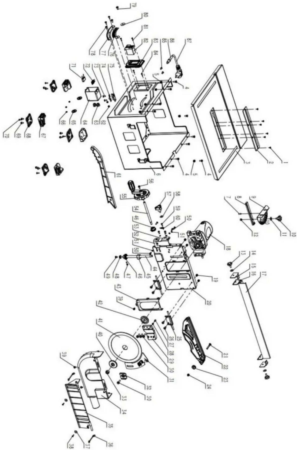 Vevor WTS210F - DANE TECHNICZNE - 1