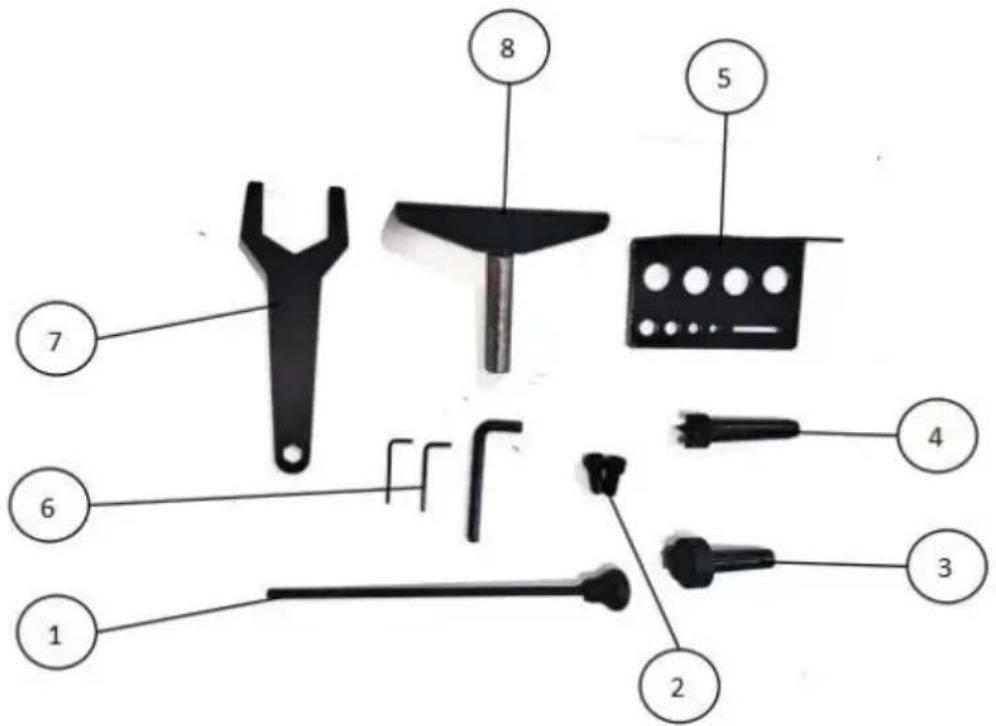 Vevor WL1218V - Delivery contents - 2