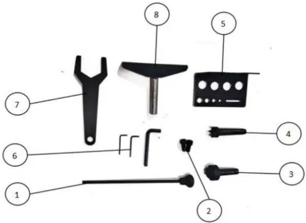 Vevor WL1218V - Accessoires standard - 1