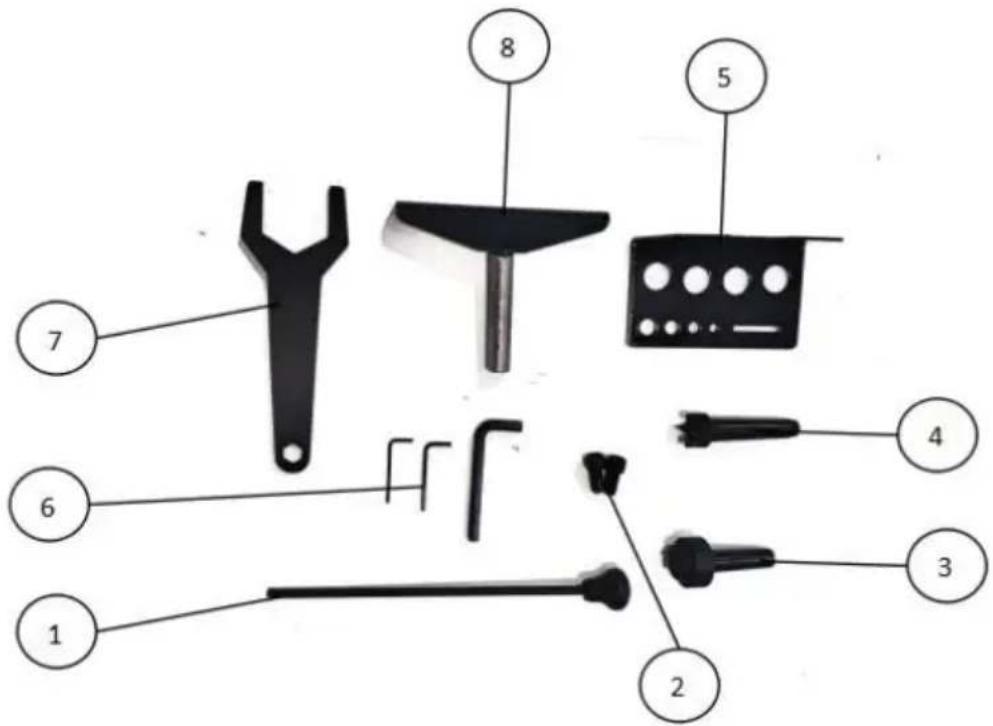 Vevor WL1218V - Accesorios estándar - 1