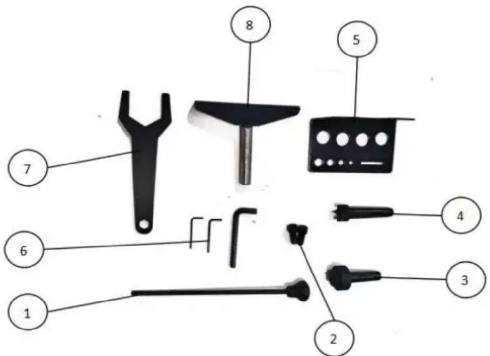 Vevor WL1218V - Accessori standard - 1