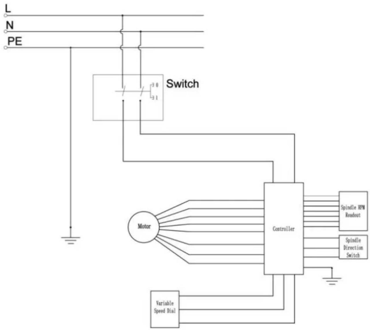 Vevor WL1218V - SCHALTPLAN/WIRING DIAGRAM - 1