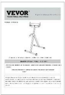 Product packaging for Vevor brand featuring a mechanical device and descriptive text in Chinese.