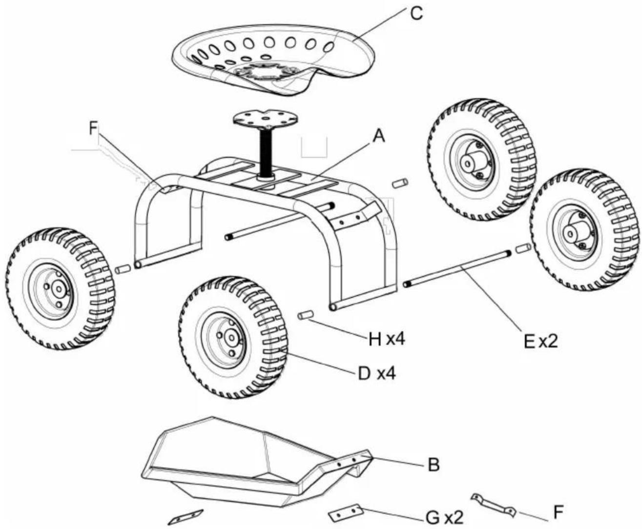 Vevor TC4501B - PARTS LIST - 17