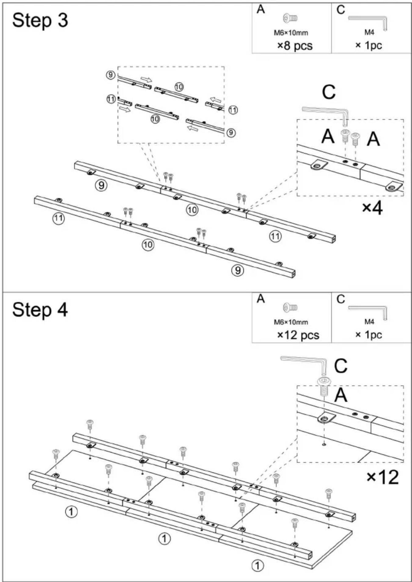Vevor YJXXGZ-006 - ASSEMBLY STEPS - 8