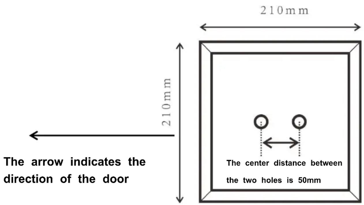 Vevor YD-27A - ÉTAPE 1 : Sélectionnez la position d'installation et le perçage - 1