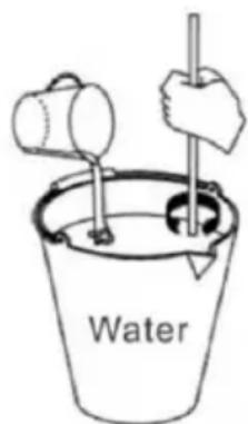 Vevor XRJ12LX2 - Preparing material and stirring evenly - 1
