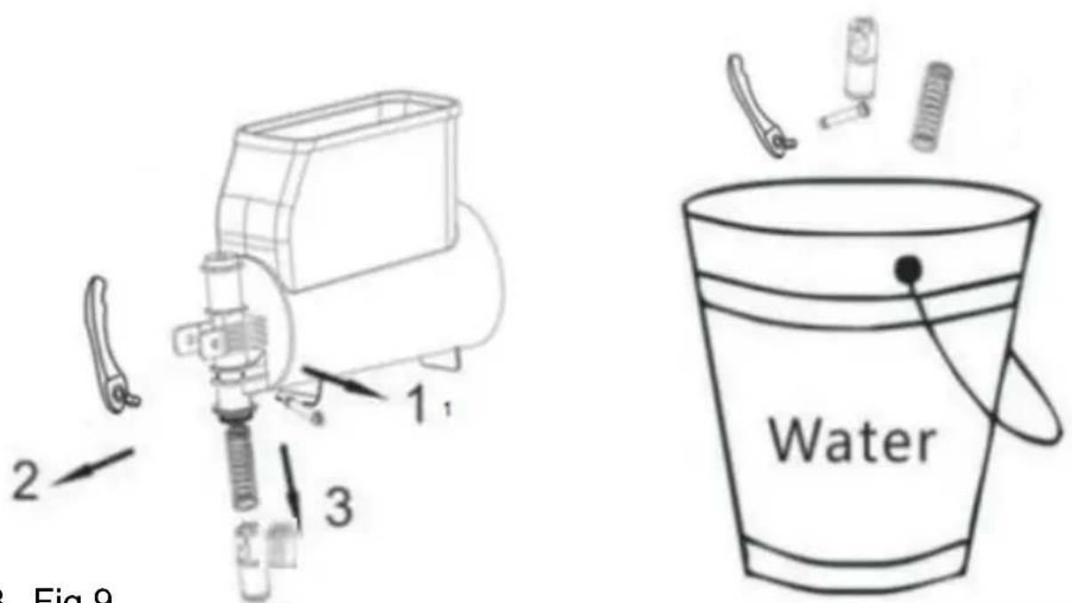 Vevor XRJ4LX2 - Disassembling the dispensing tap - 1