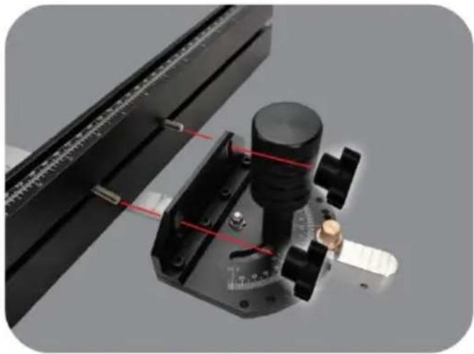 Vevor TN-1122D - Aluminum Miter Fence Installation handle - 1