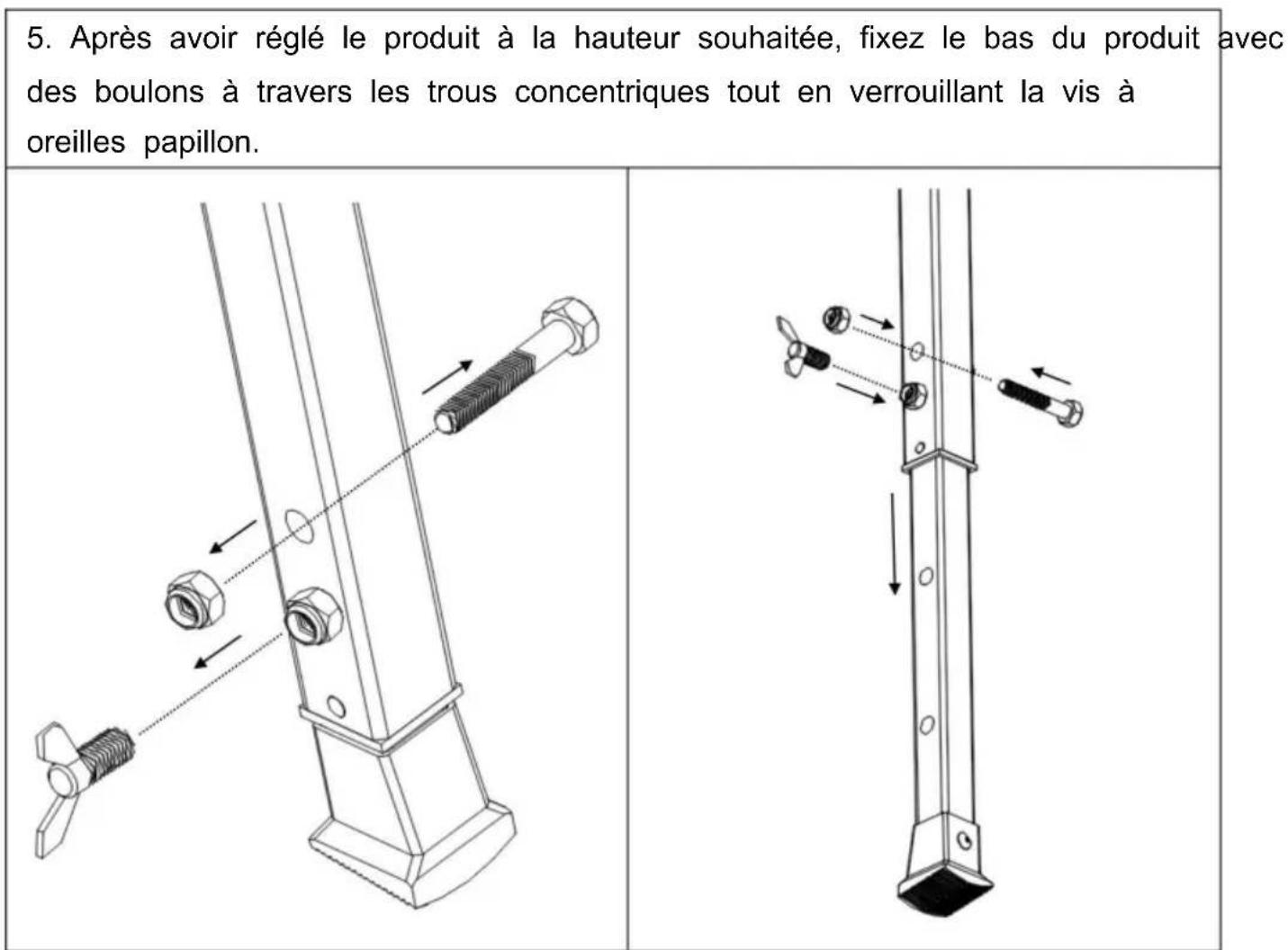 Vevor WBS-022 - ÉTAPES D'ASSEMBLAGE - 7