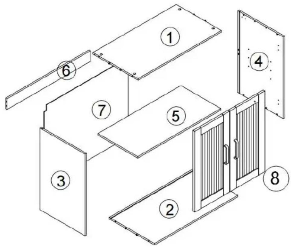 Vevor XYFG-04 - PARTS LIST - 14