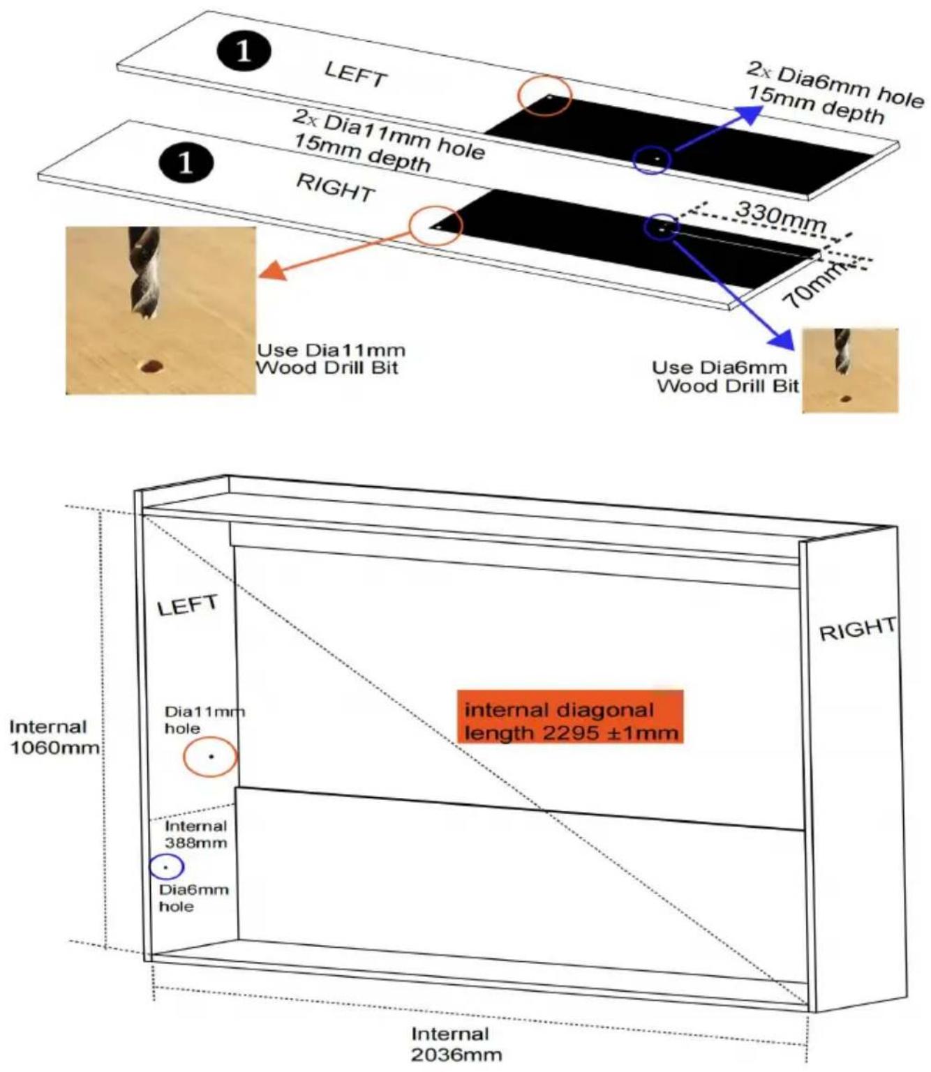Vevor YFHTW241 - Construction guide - 1
