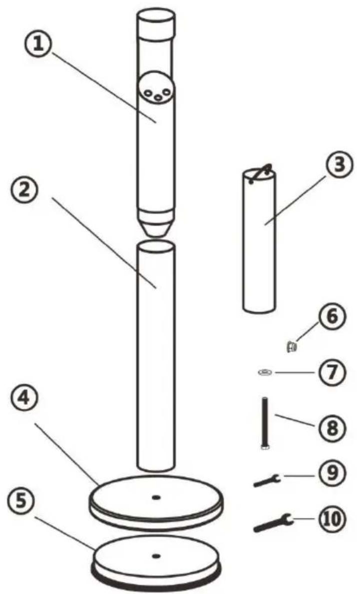 Vevor YD-67A - PARTS LIST - 1
