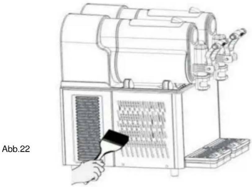 Vevor XRJ3LX2 - Kondensator einer Zwei-Schalen-Slush-Maschine reinigen - 1