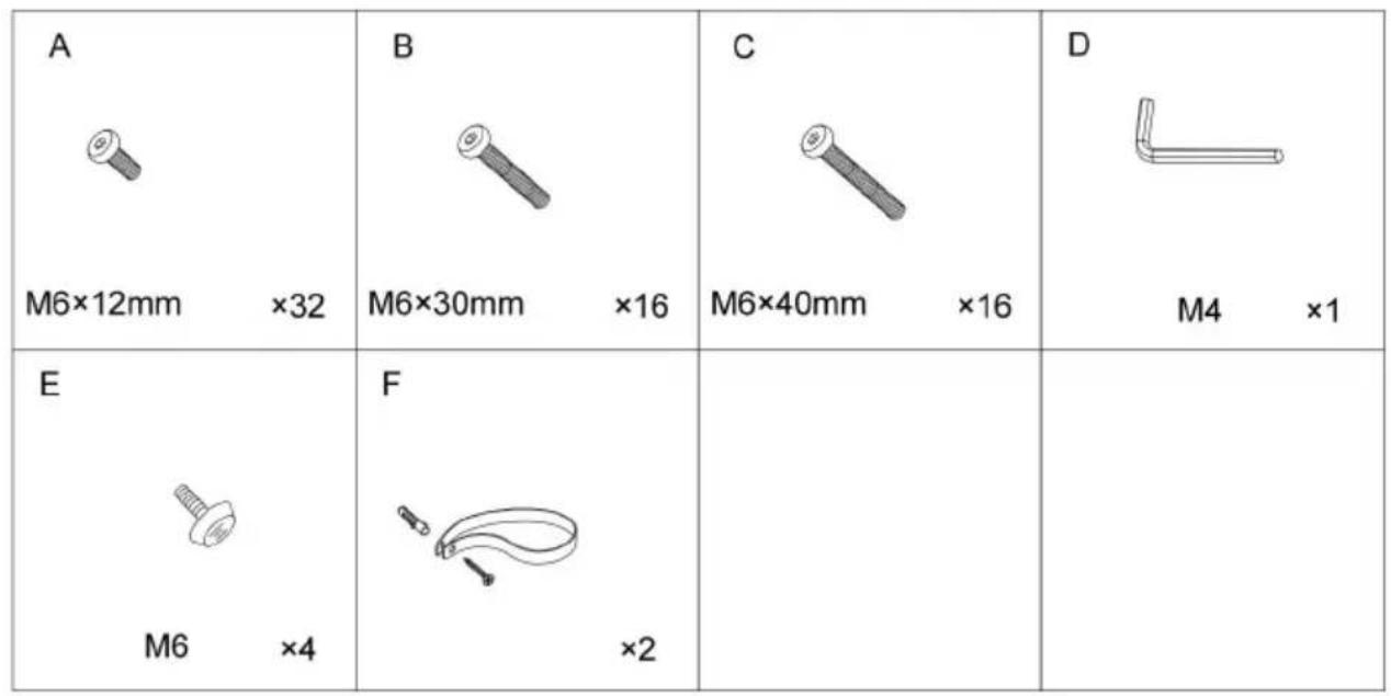 Vevor YJX-BS001 - PACKAGE CONTENTS - 2