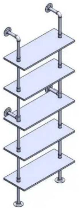 Vevor WPSR-XM013 - FISSARE GLI SCAFFALI TUBO ALLA PARETE - 1