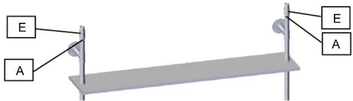Vevor WPSR-XM013 - PIPE SHELVES ASSEMBLE - 9