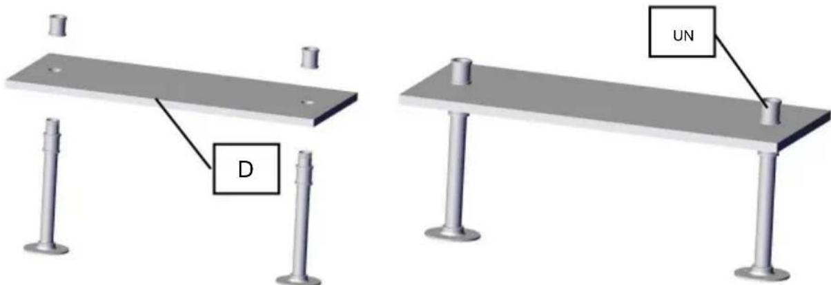 Vevor WPSR-XM013 - ASSEMBLAGE DES ETAGERES DE TUYAUX - 4