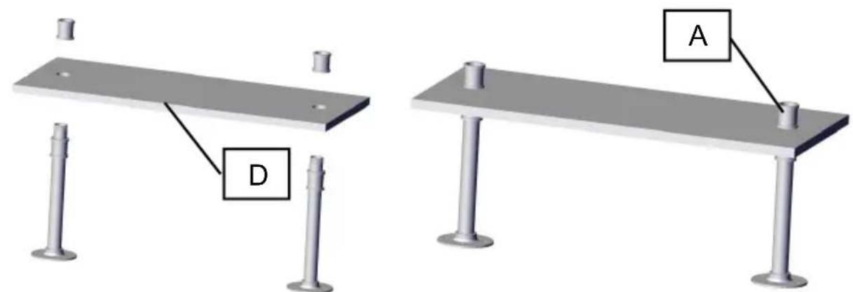 Vevor WPSR-XM013 - PIPE SHELVES ASSEMBLE - 4
