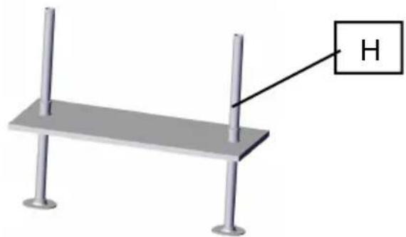 Vevor WPSR-XM013 - PIPE SHELVES ASSEMBLE - 5