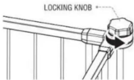 Vevor YFB1001B - Option A: Installing Your Gate Between Two Walls - 1