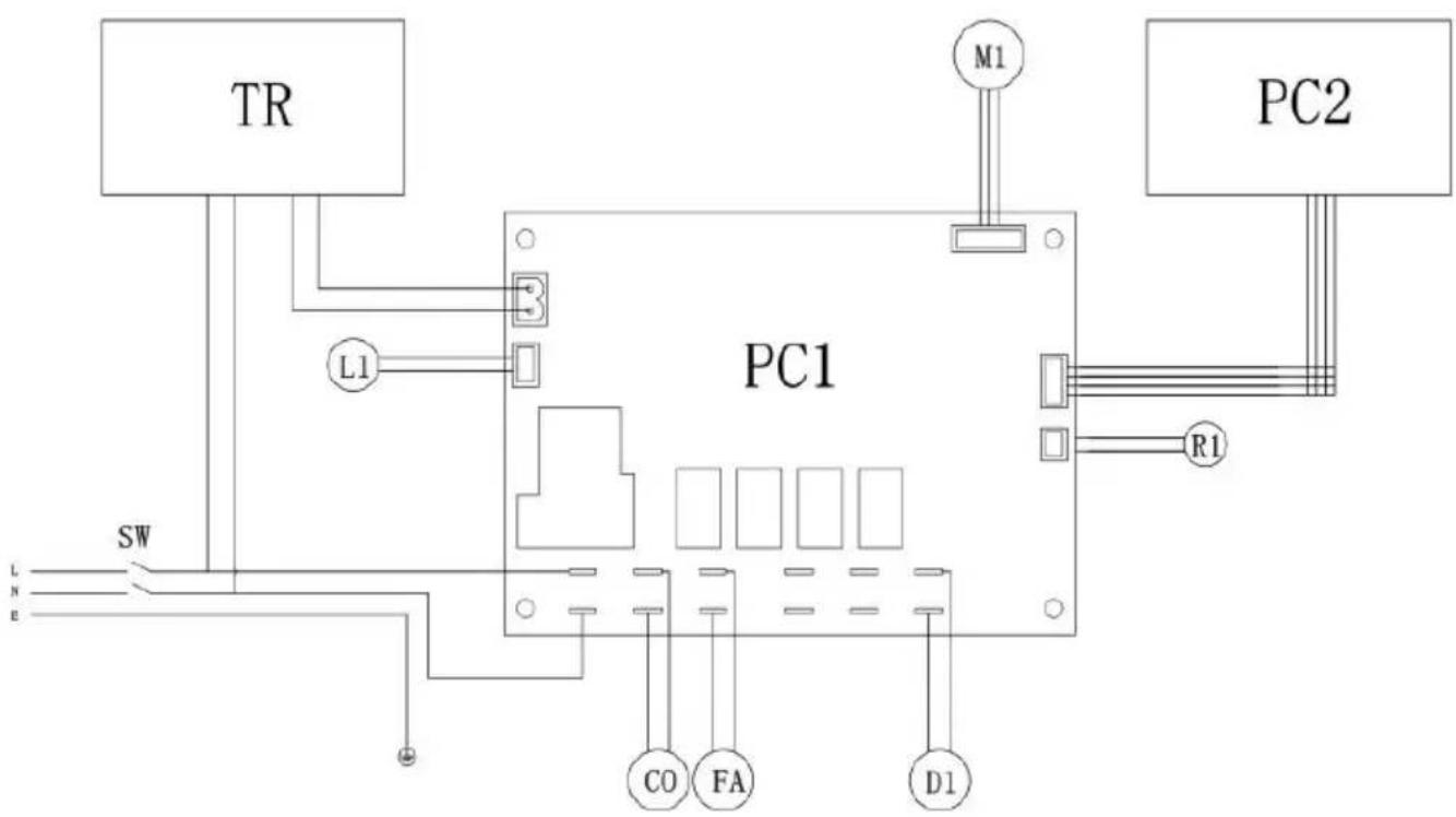 Vevor XN360B - Wiring diagram - 1