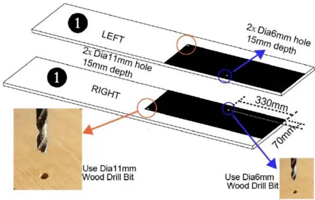 Vevor YFVTW245 - Step1: Make the cabinet - 1