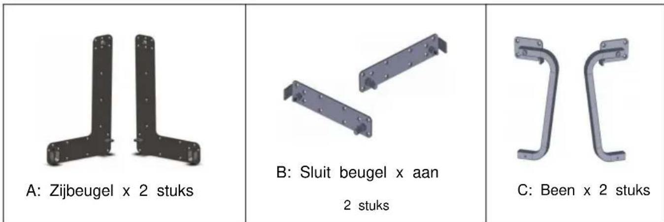 Vevor YFVTW245 - Lijst met - 1