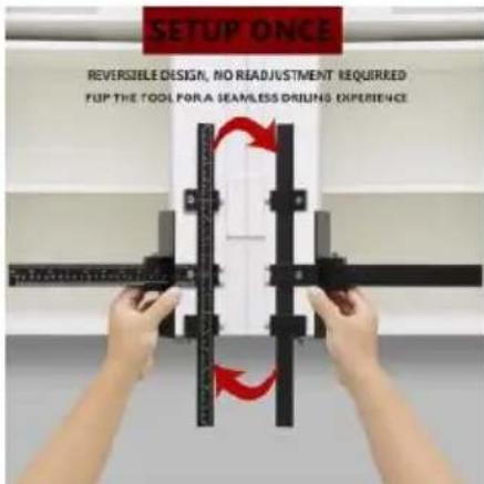 Vevor XRSS2305 - C: KNOB ON DOOR INSTALLATION (Off center of width and height) - 3