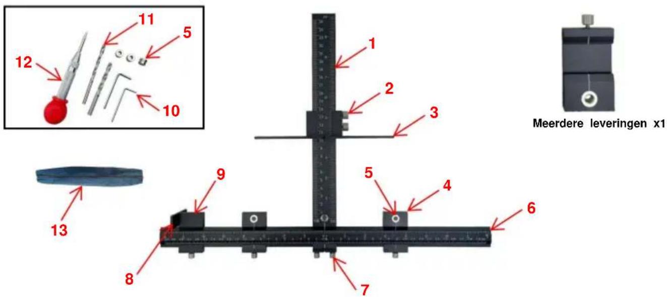 Vevor XRSS2305 - STRUCTUURDIAGRAM EN COMPONENTEN - 1