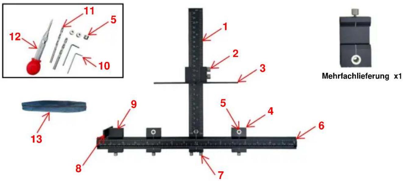 Vevor XRSS2305 - STRUKTURDIAGRAMM UND KOMPONENTEN - 1